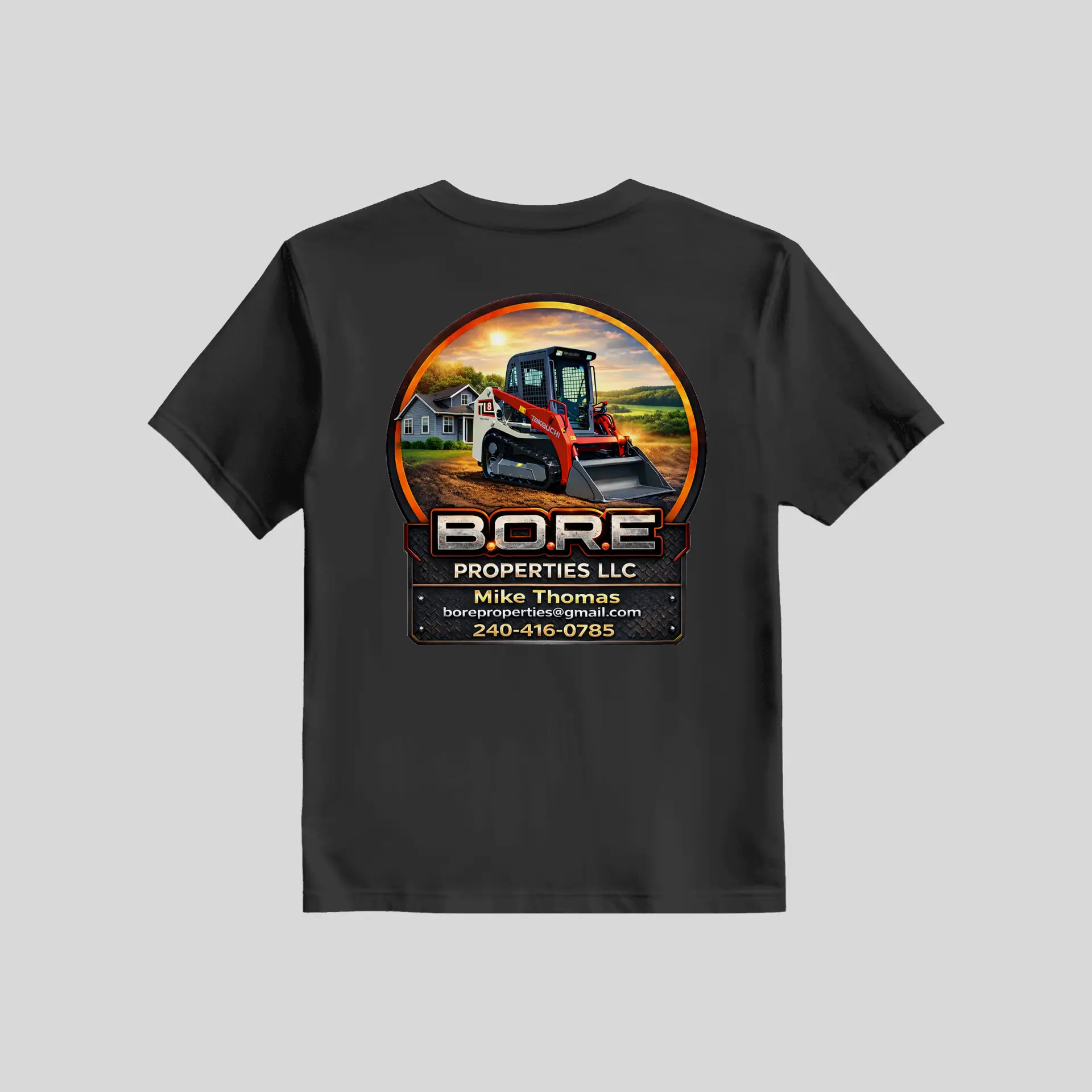 B.O.R.E back logo