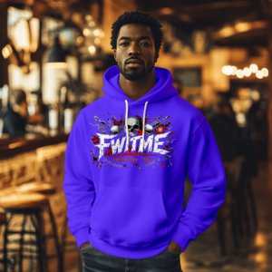 FWitMe Skull Design Hoodie