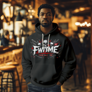 FWitMe Skull Design Hoodie